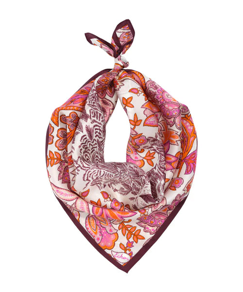 Flaco Silk Bandana - Rose Violet