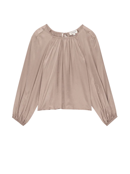 Eveline Raglan Top - Mushroom