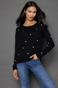 Heart 2 Heart Sweater - Black