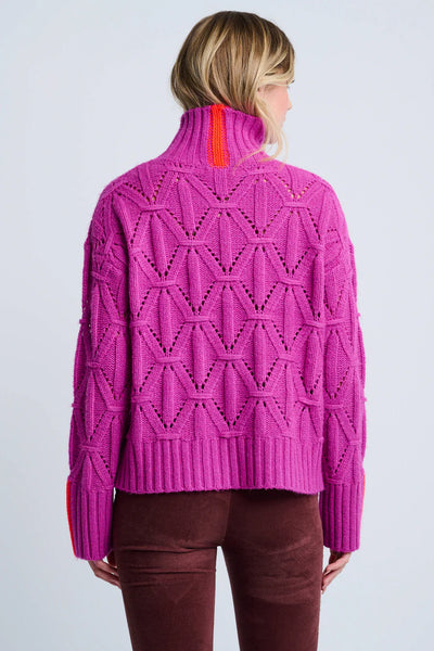 Stand Out Sweater - Hot Orchid