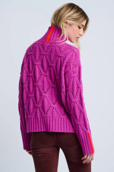 Stand Out Sweater - Hot Orchid