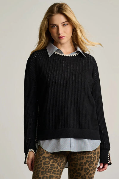 Power Stitch Sweater - Black