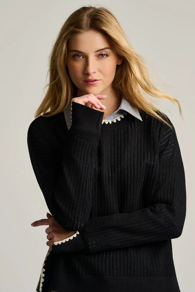Power Stitch Sweater - Black
