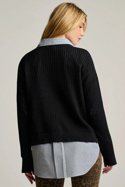 Power Stitch Sweater - Black