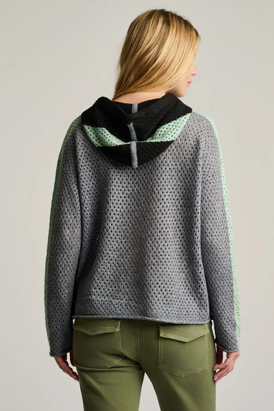 Pop Hoodie Sweater - Black/Grey