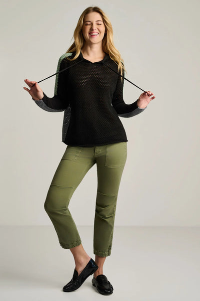 Pop Hoodie Sweater - Black/Grey
