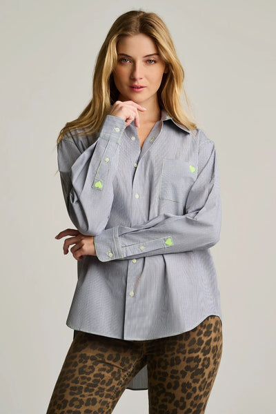 Stripe It To Me Top - Black/White