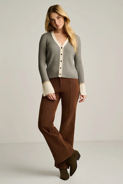 Cuff Keeper Cardigan - Grey Shadow