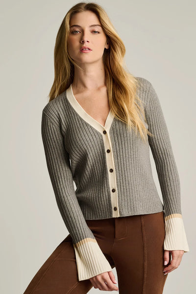 Cuff Keeper Cardigan - Grey Shadow