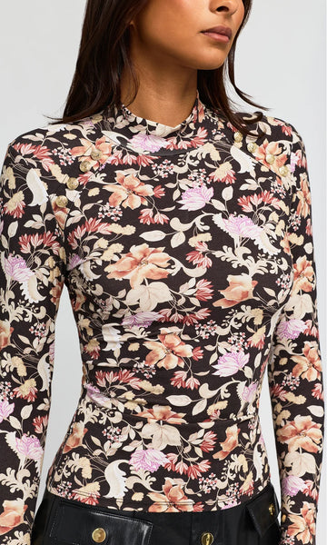 Diana Floral Top - Bloom Jacobean