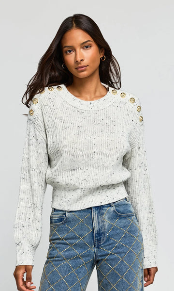 Tory Sweater - Cream/Black