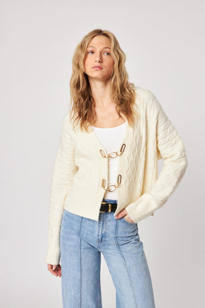Emile Cardigan - Alabaster