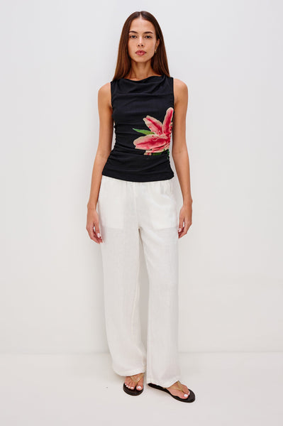 Fete Top - Peach Lily