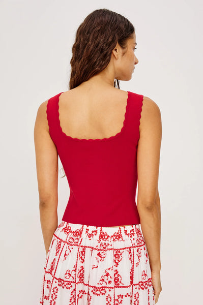 Flore Tank - Tomato