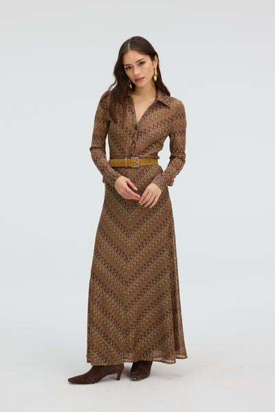 Liv Top - Chestnut Multi
