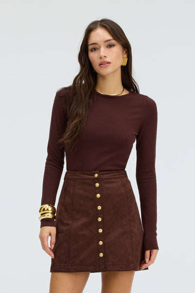 Carla Skirt - Espresso