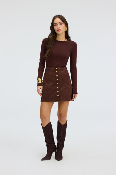 Carla Skirt - Espresso