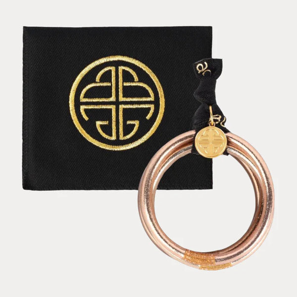 All Weather Bangles® (Set of 4) - Serenity Prayer - Fawn