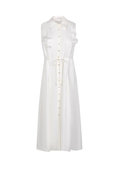 Isolde Long Dress - White