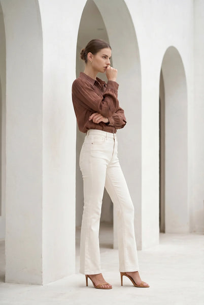 Celine Blouse - Amber Brown