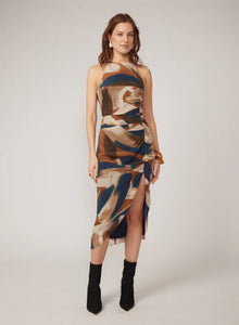 Izzy Dress - Brushstroke Swirl