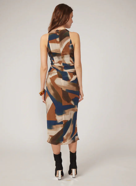 Izzy Dress - Brushstroke Swirl