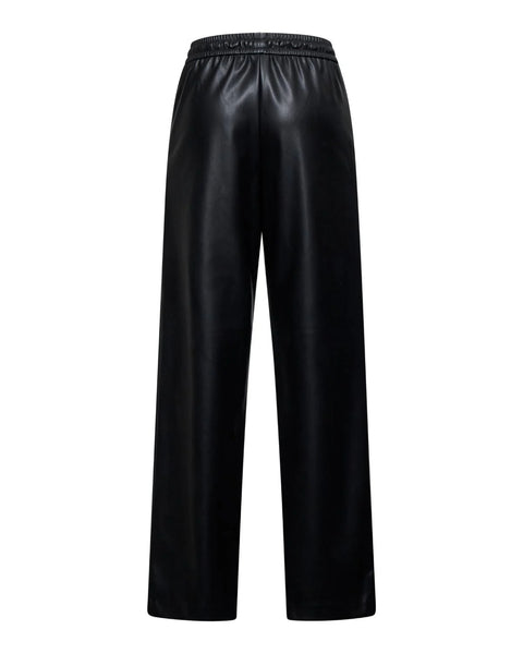 Bennoe Faux Leather Pant - Black
