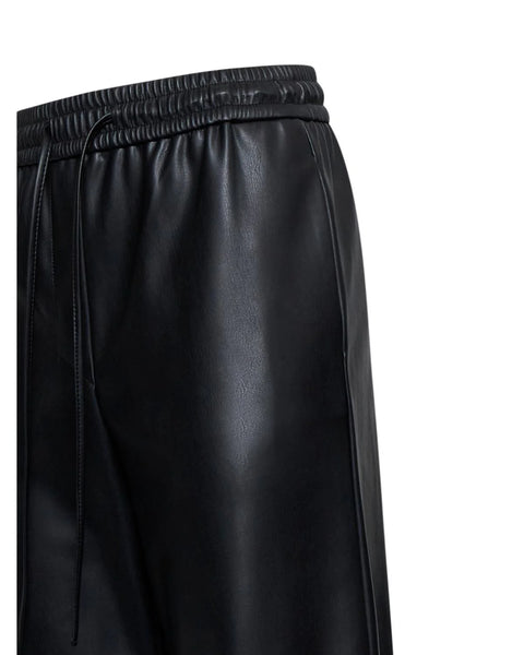 Bennoe Faux Leather Pant - Black