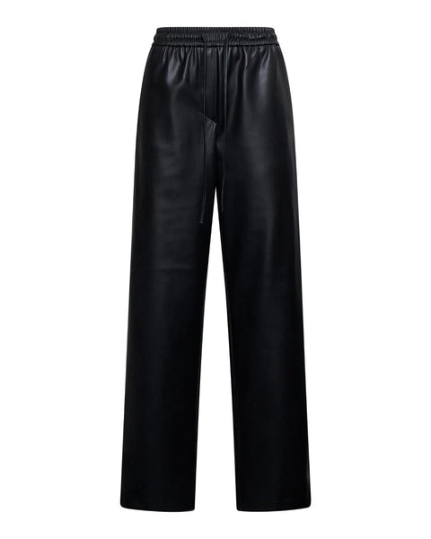 Bennoe Faux Leather Pant - Black