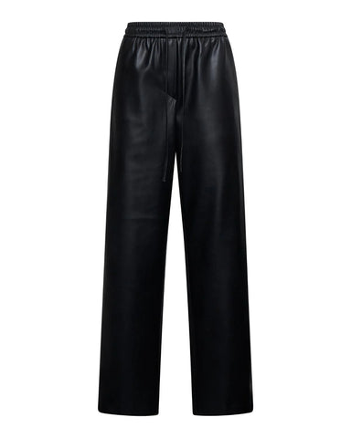 Bennoe Faux Leather Pant - Black