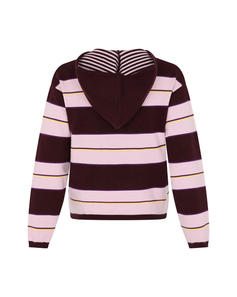 Jestra Sweater - Huckleberry/Pink