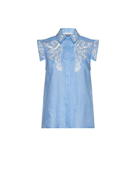 Haly Shirt - Blue Bel Air