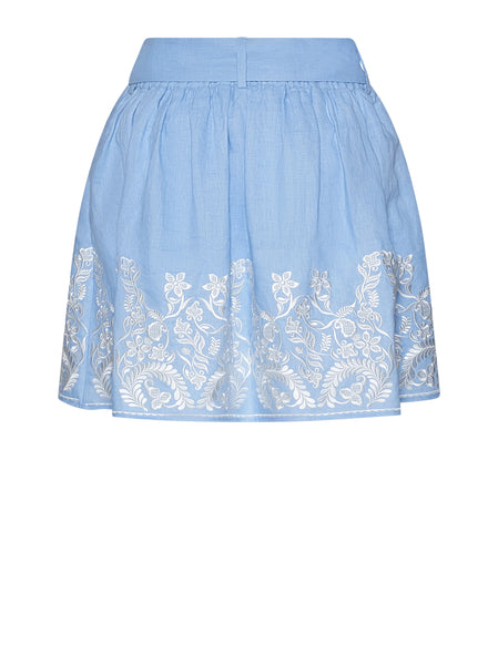 Hasper Miniskirt - Blue Bel Air