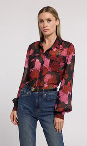 Oslo Floral Shirt - Floral Fantasy Red