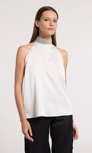 Kylan Crystal Blouse - White/Clear