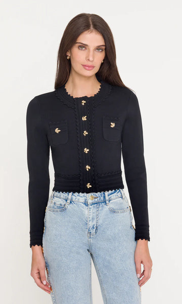 Blossom Cardigan - Black