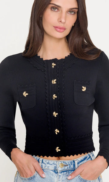 Blossom Cardigan - Black