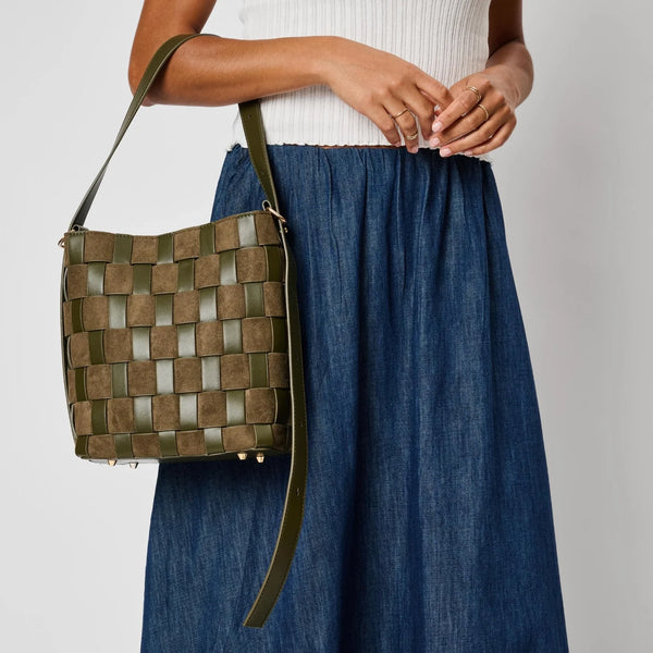 Naomi Bucket Bag - Olive