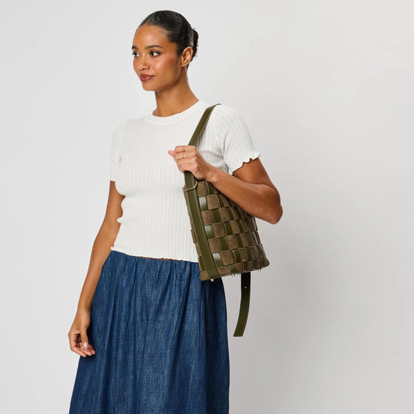 Naomi Bucket Bag - Olive