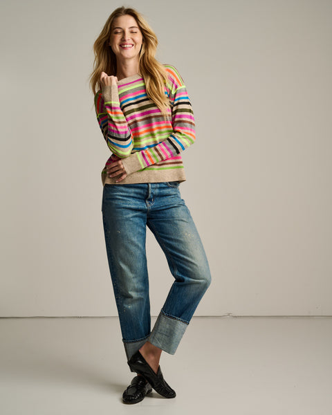 Hype The Stripe - Oat Multi