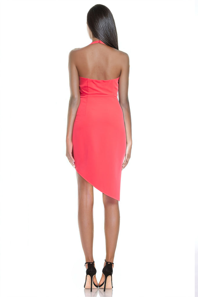 Danielle Halter Dress - Coral GRAND AND MERCER Danielle Halter Dress - Coral GRAND AND MERCER