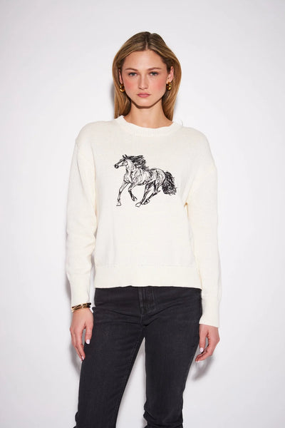 Nate Sweater - Equestrian Pearl