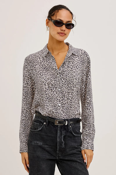 Josephine Top - Ecru Cheetah