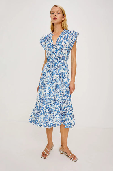 Juni Dress - Azure Jasmine