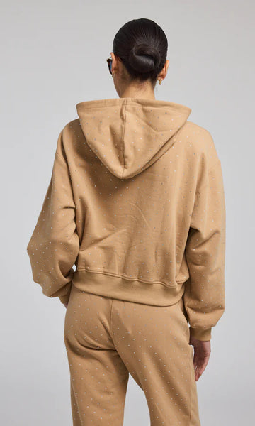 Renae Crystal Hoodie - Camel