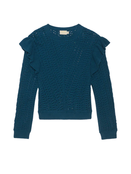 Kay Pullover Sweater - Italian Sea