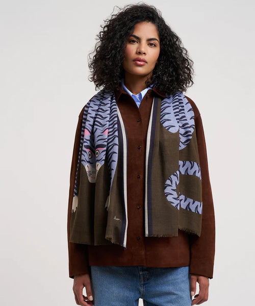 Hear Me Roar Wrap - Olive