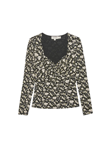 Lana Twisted Top - Layered Petals