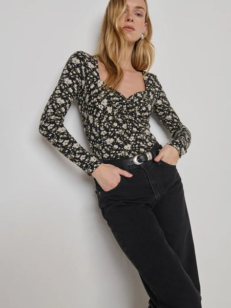 Lana Twisted Top - Layered Petals