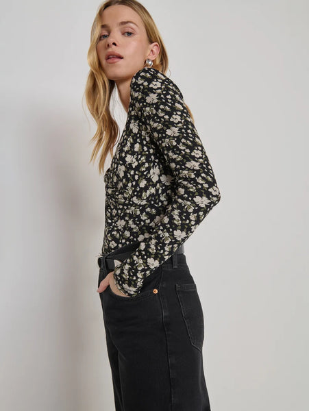 Lana Twisted Top - Layered Petals